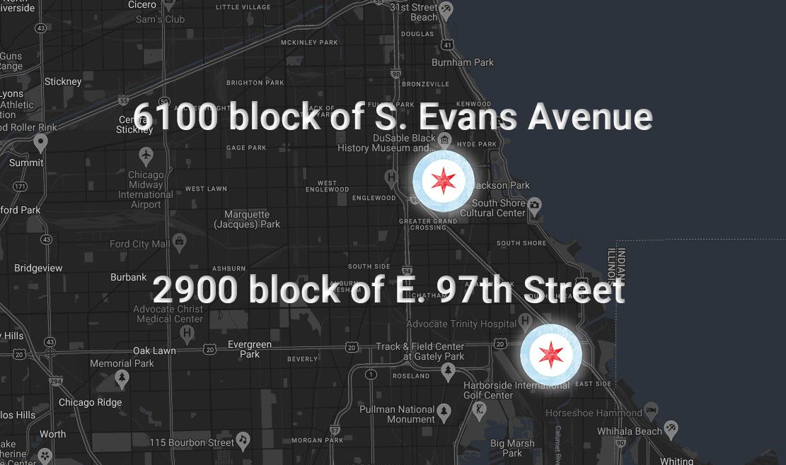 2 dead, 4 critical, 7 total shot in 2 incidents 5 minutes apart