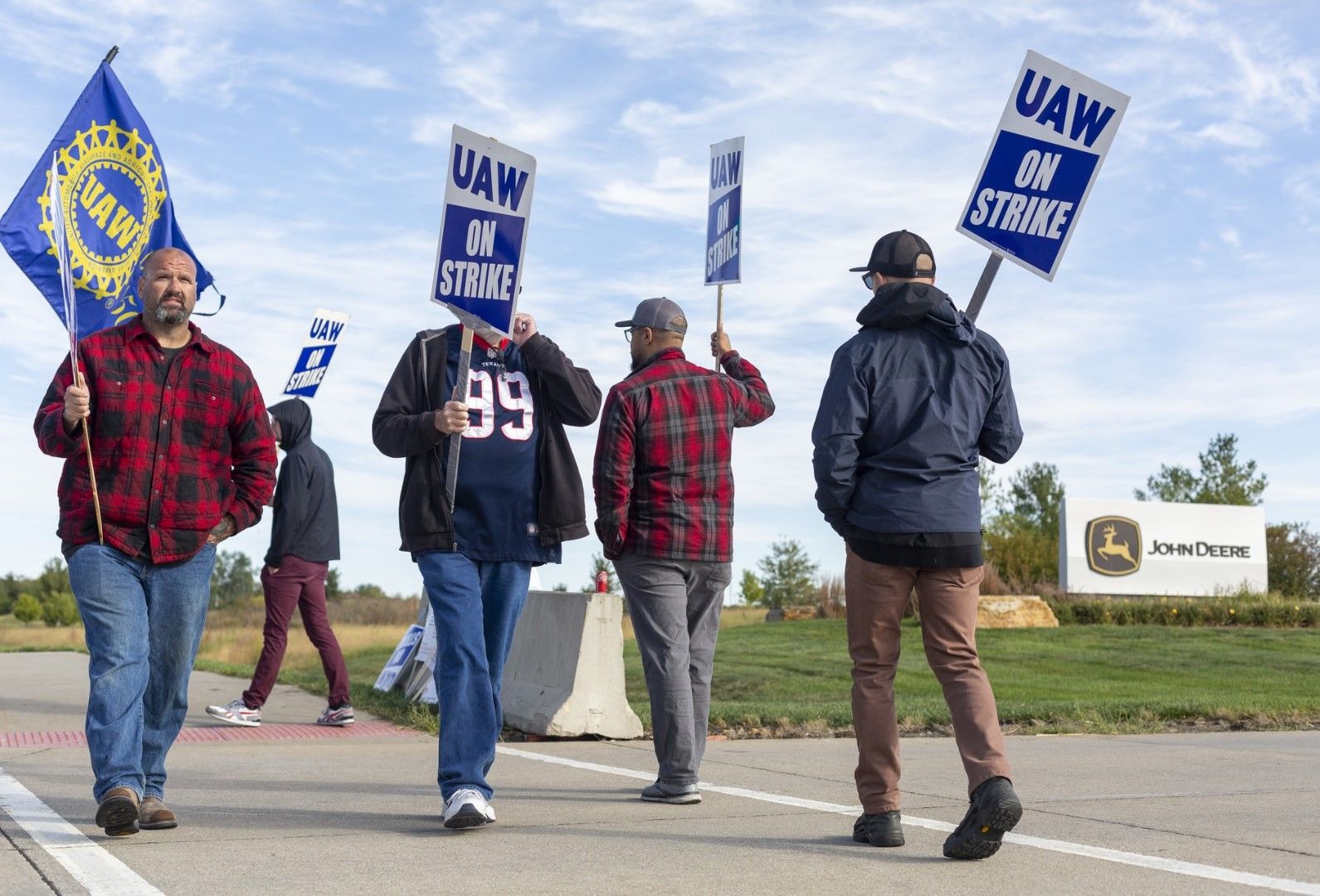 UAW member hit, killed by car near John Deere picket line