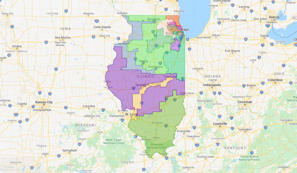 Illinois Democrats unveil updated congressional maps