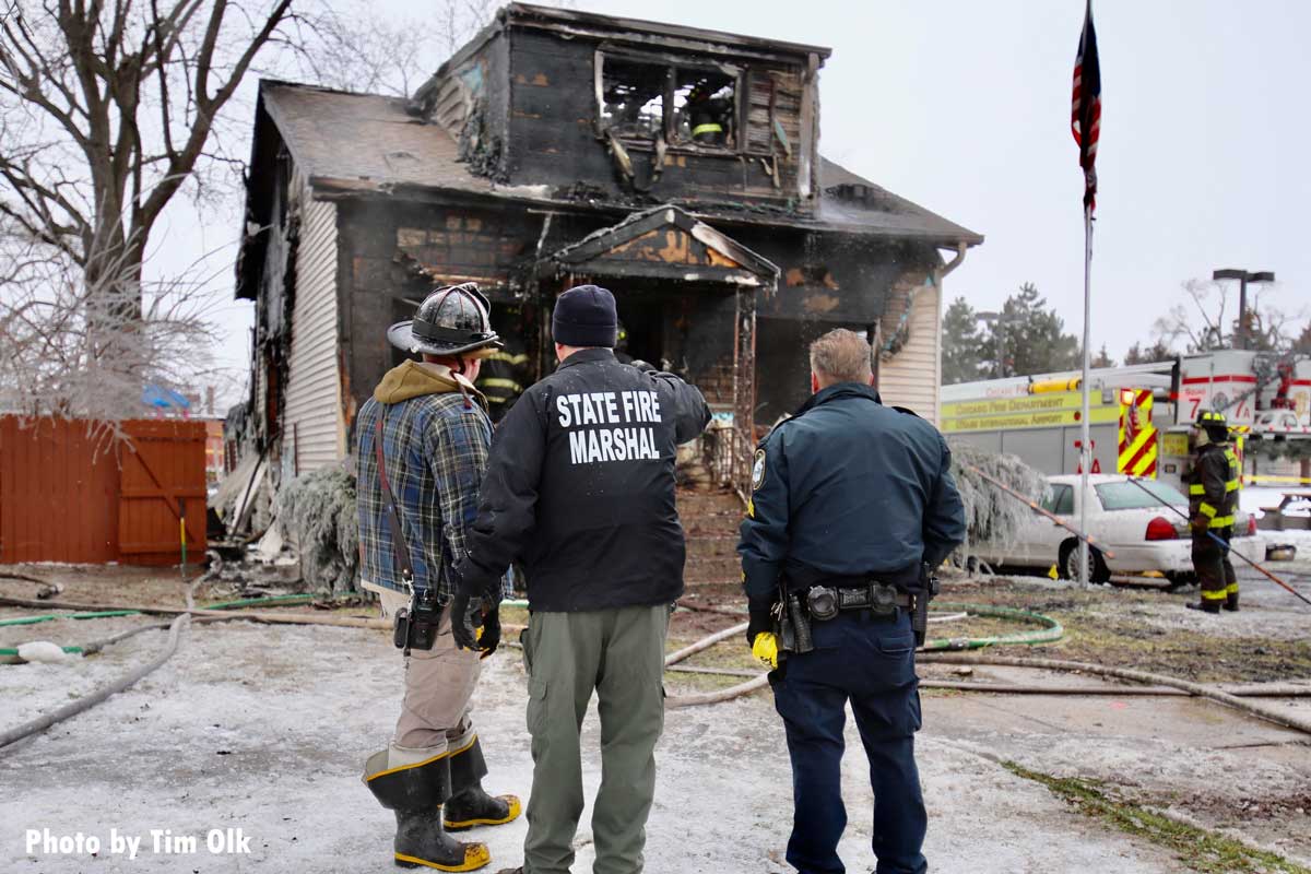 3 dead, 1 hospitalized after suburban River Grove house fire