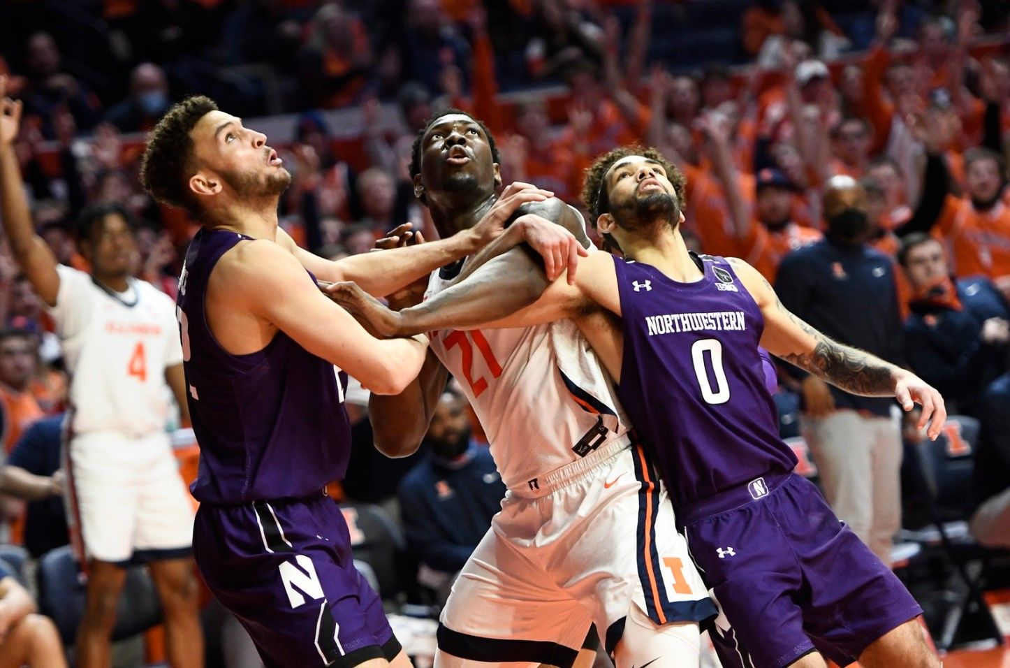 No. 13 Illini survive scare against Northwestern, 73-66