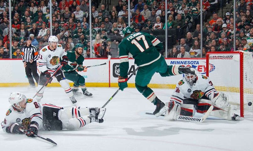 Minnesota Wild beat Blackhawks 3-1