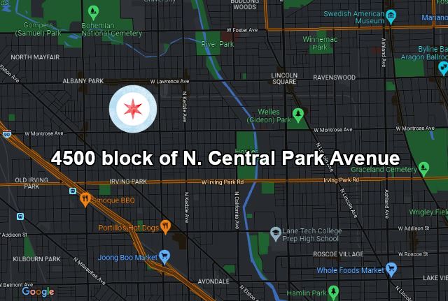 68-year-old woman shot while walking in Albany Park this afternoon