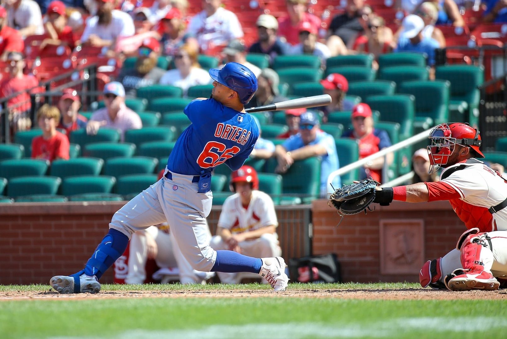 Herrera's 8th inning sac fly helps Cardinals beat Cubs 5-3