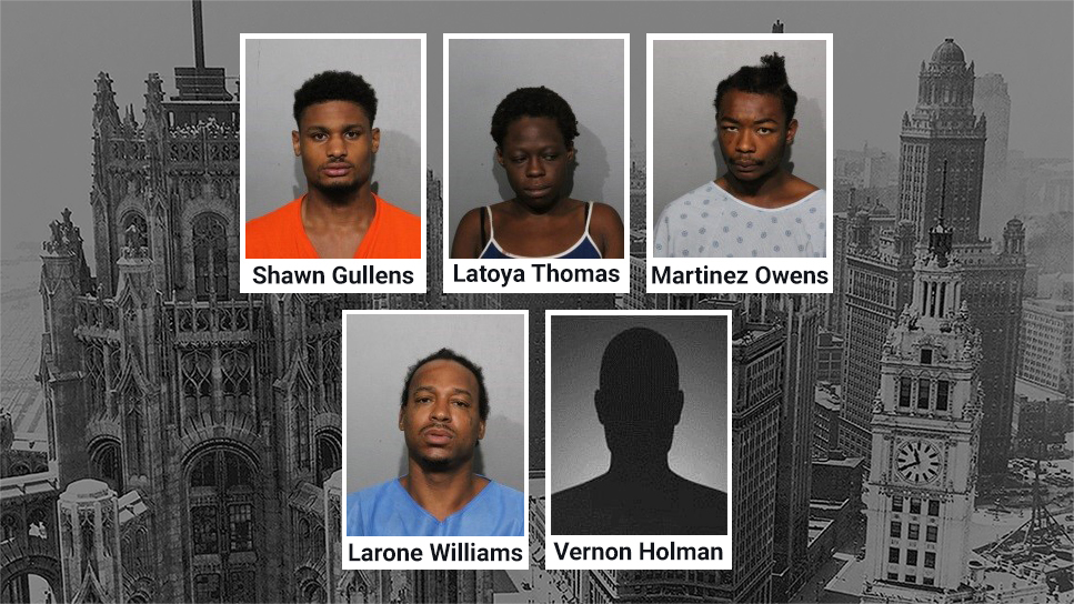 Five charged in North/Clybourn Red Line stabbing