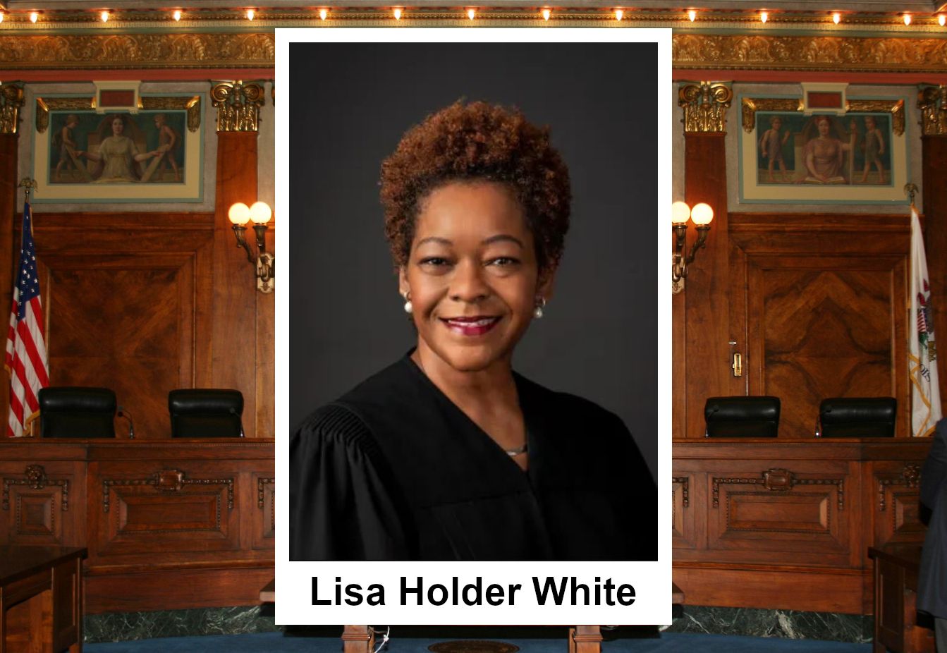 Holder White is state high court's 1st black woman justice