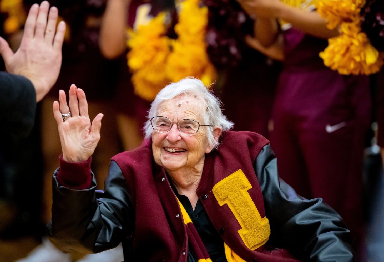 Loyola's Sister Jean turns 103, has train stop named for her