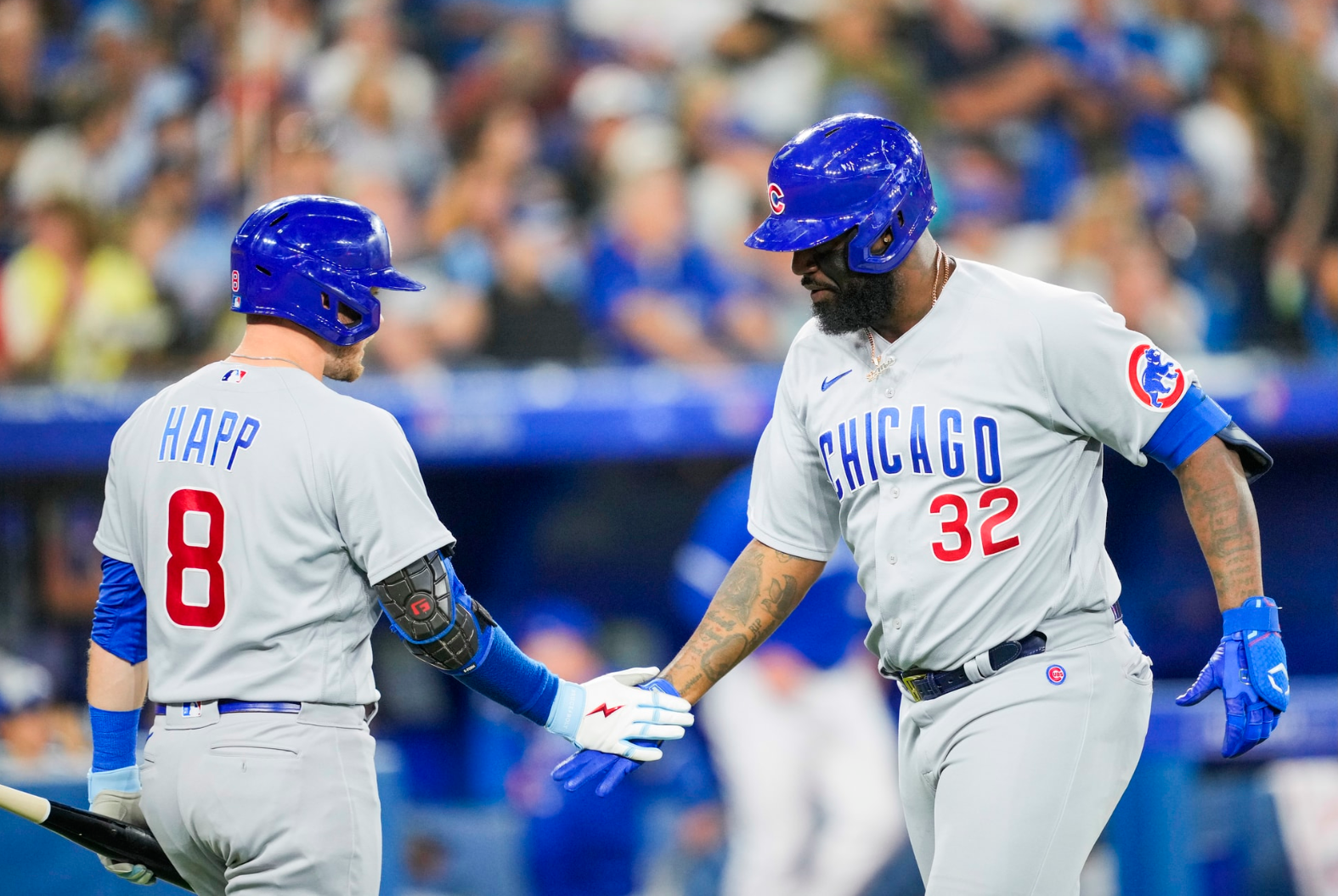 Reyes, Hoerner help Cubs beat Blue Jays 7-5, avoid sweep