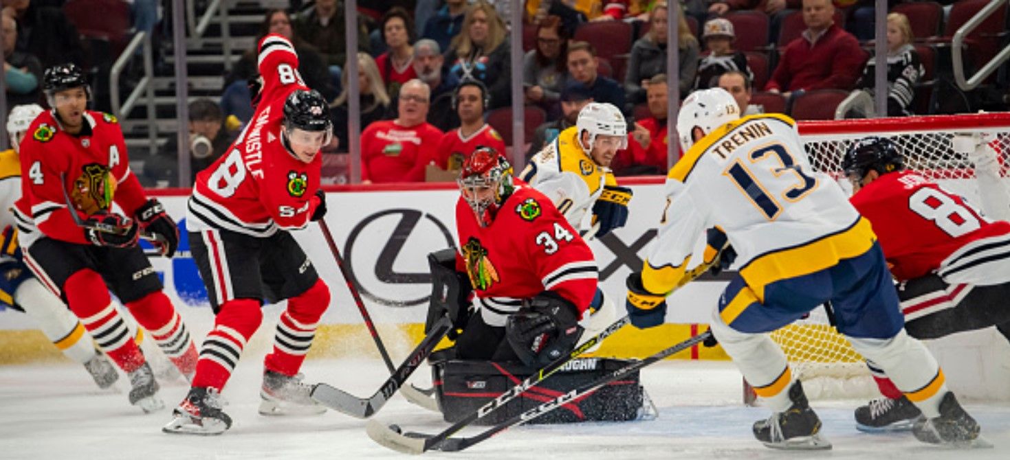 Barrie, Saros lead Predators past Blackhawks 3-1