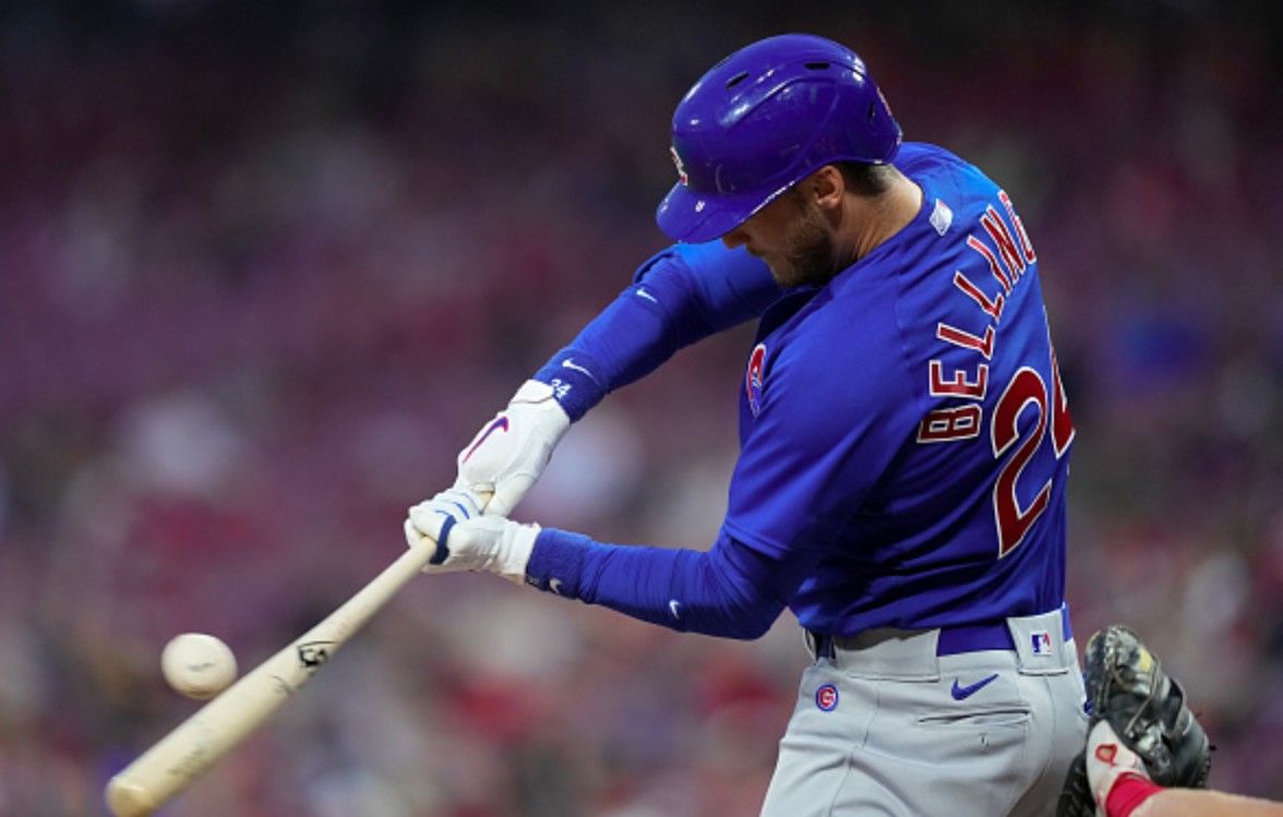 Wisdom's 3 hits, 6-run seventh, power Cubs over Reds 12-5