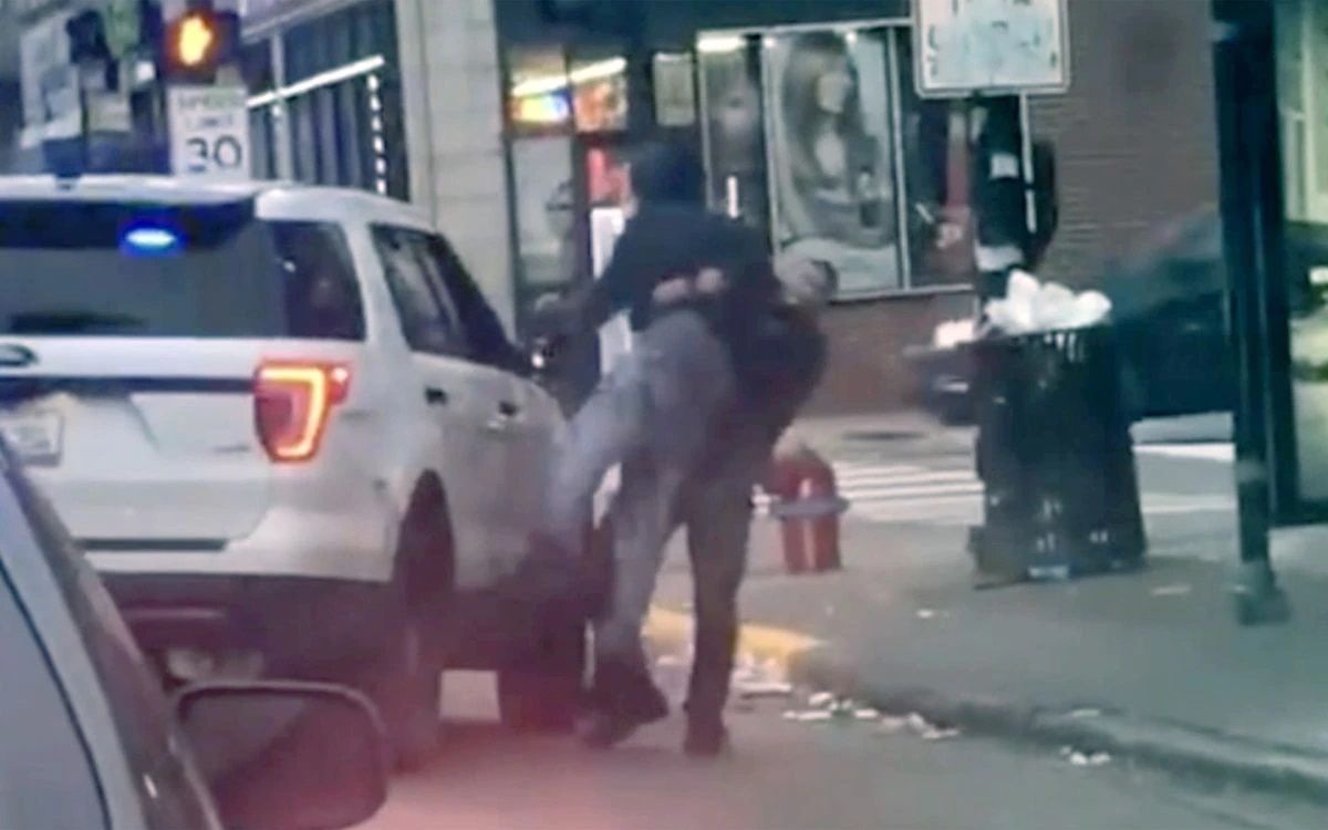 Man pleads guilty to spitting in the eye of the cop who body-slammed him