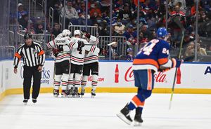 Blackhawks win 3-2 over Islanders in a shootout